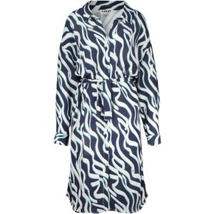 Vive La Femme Jurk AOP Blauw dames