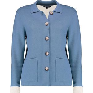 Bloomings - Vest Blazer - Blauw - Dames