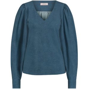 Studio Anneloes Top Les Denim Blauw dames