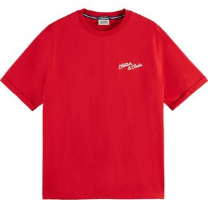 Scotch & Soda T-shirt Rood dames