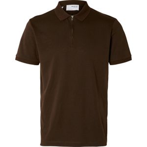 Selected Homme Polo Bruin heren