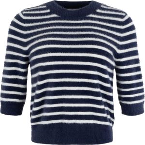 Anna Blue Top Mic Blauw dames