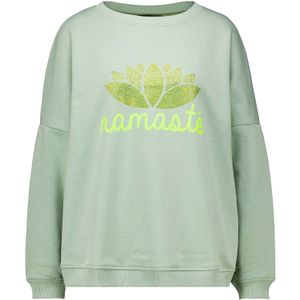 Miss Goodlife Sweater Namasté Groen dames