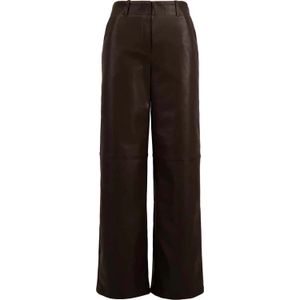 Zusss - Broek - Bruin - Dames - Lange Broek met Wijde Pijp