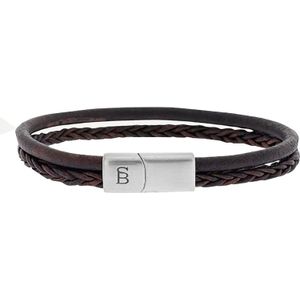 Steel & Barnett Armband Denby Bruin heren