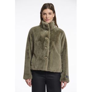 Rino & Pelle Teddy Jas Vie Groen dames