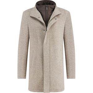 A Fish Named Fred - Funnel Neck - Tussenjas - Kaki