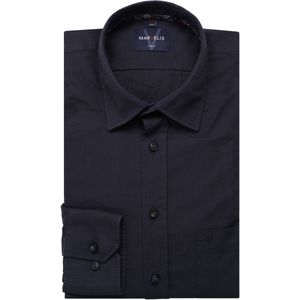 Marvelis Casual Overhemd marine, Effen