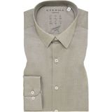 ETERNA Performance Overhemd groen, Gestructureerd