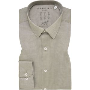 ETERNA Performance Overhemd groen, Gestructureerd