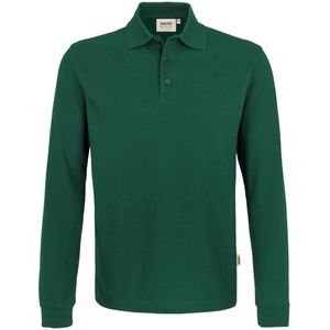 HAKRO Polo shirt donkergroen, Effen