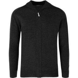 MAERZ Classic Fit Cardigan zwart, Effen