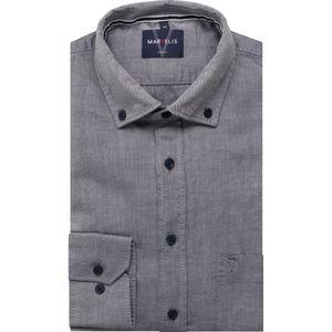 Marvelis Casual Overhemd marine, Effen
