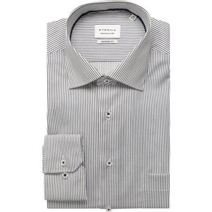 ETERNA Overhemd marine, Gestreept