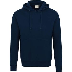 HAKRO 601 Hooded Sweatshirt nachtblauw, Effen