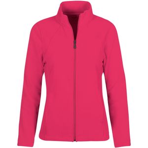 TRIGEMA Fleece jas koraal, Effen