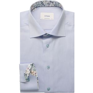 ETON Overhemd blauw, Effen