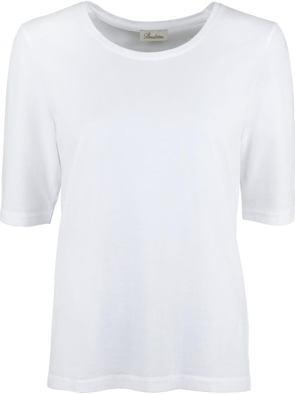 Stenströms, Heren, Tops, Wit, Maat: L Katoen,