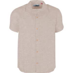 Kronstadt Overhemd Korte mouw beige
