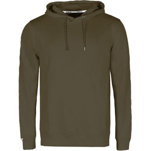 Indicode Hooded sweatshirt groen, Effen
