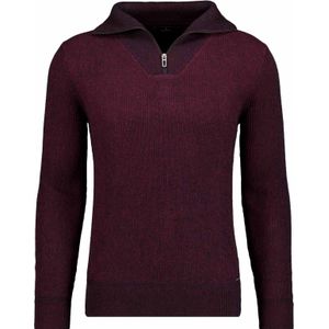 RAGMAN Trui ritssluitingzwart, Gestreept