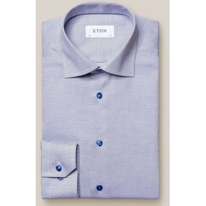 ETON Contemporary Fit Overhemd blauw, Effen