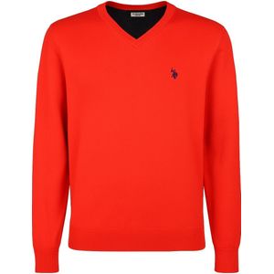 U.S. Polo Assn. Trui rood, Effen