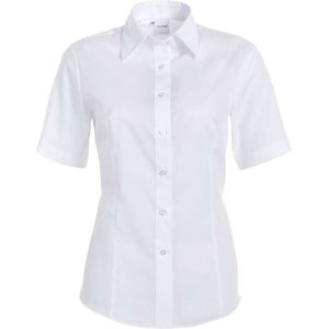 OLYMP Tendenz Dames Overhemd wit, Effen