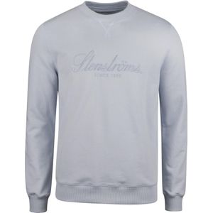 Stenströms Sweatshirt ronde halslichtblauw, Effen