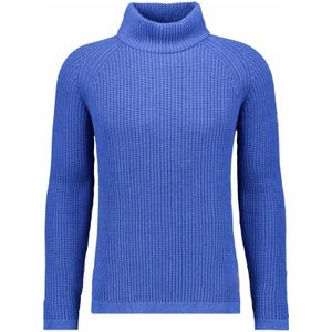 RAGMAN - Gebreide Trui - Mitternachtsblau - Lange Mouwen - 100% Katoen