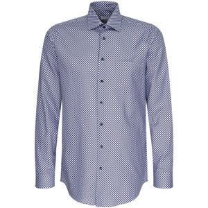 Seidensticker - Heren Overhemd - Bruin - Business