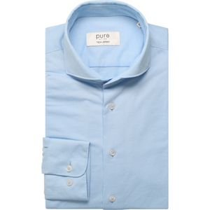 Pure Functional Jersey shirt lichtblauw, Effen