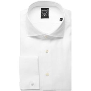van Laack Meisterwerk Tailor Fit Overhemd wit, Gestructureerd