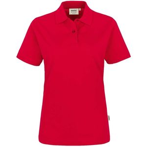 HAKRO 224 Dames Poloshirt rood, Effen