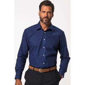 JP1880 Overhemd donkerblauw, Effen