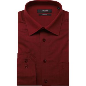 Leonardo by Jupiter Overhemd rood, Effen