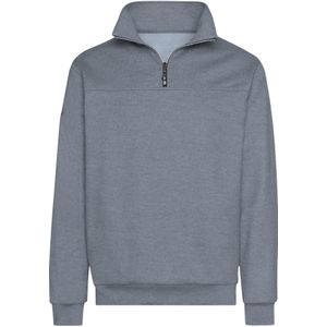 TRIGEMA Sweatshirt ritssluitingsteengrijs, Effen