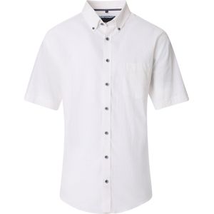 Casa Moda Linnen Overhemd wit, Effen