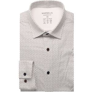 Marvelis Performance Jersey shirt bruin, Bedrukt