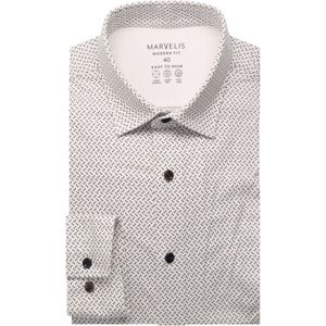 Marvelis Performance Jersey shirt bruin, Bedrukt