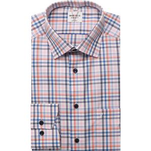 Marvelis Overhemd zalm, Ruit