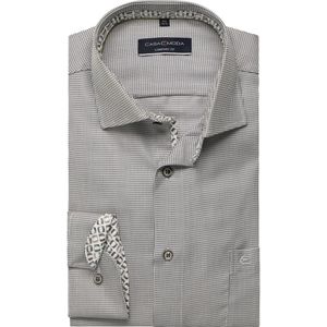 Casa Moda Overhemd groen, Faux-uni