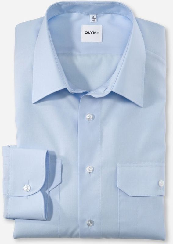 OLYMP - Brandweer Overhemd - Bleu - Modern Fit