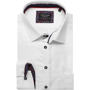 Jupiter Overhemd wit, Effen