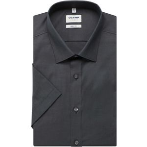 OLYMP Level Five Overhemd Korte mouw antraciet