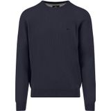 Fynch-Hatton Trui ronde halsdonkerblauw, Effen