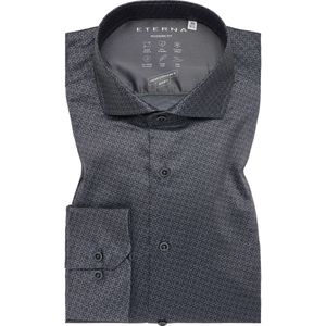 ETERNA Performance Overhemd zilver, Bedrukt