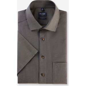 OLYMP Luxor Overhemd Korte mouw natuurlijk