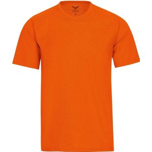 TRIGEMA Comfort Fit T-Shirt ronde hals oranje, Effen