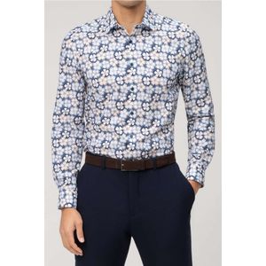 OLYMP Level Five Overhemd blauw, Bedrukt